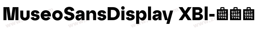 MuseoSansDisplay XBl字体转换 MuseoSansDisplay XBl字体转换